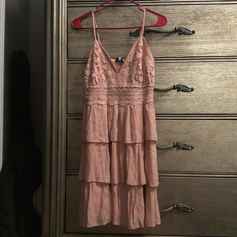 Dusty pink dress